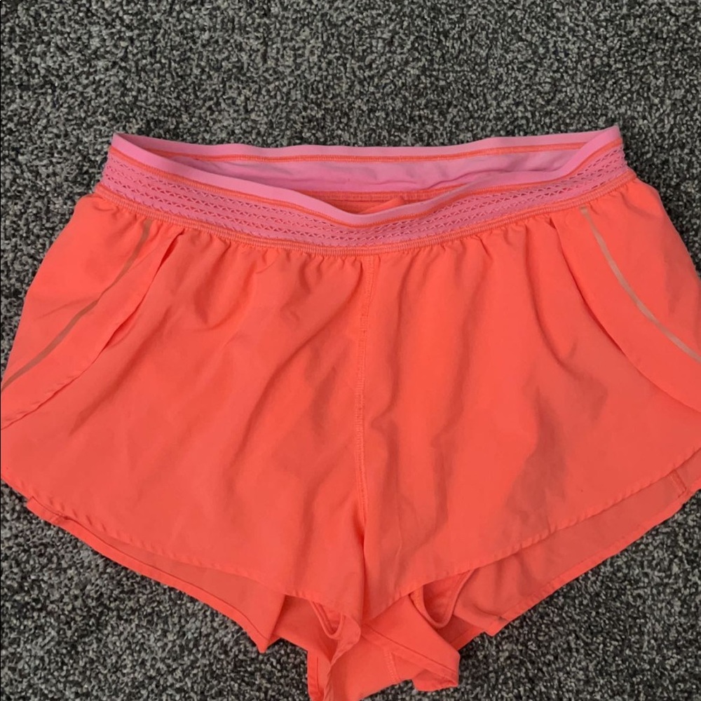 Lululemon pink shorts